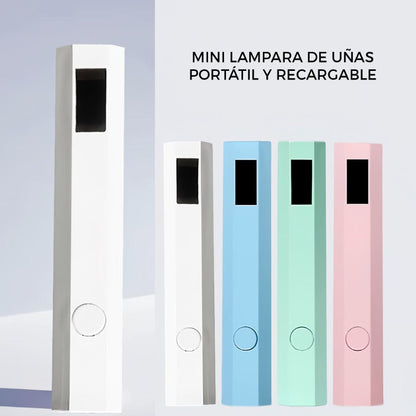 MINI LÁMPARA DE UÑAS PORTÁTIL Y RECARGABLE