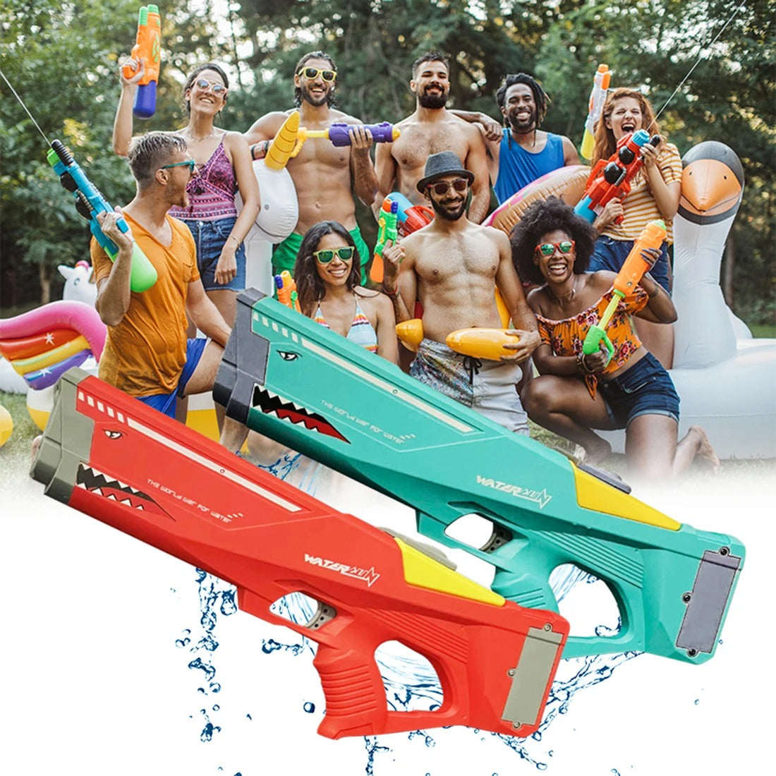 Pistola recargable de agua