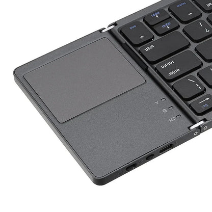 TECLADO BLUETOOTH PLEGABLE METÁLICO