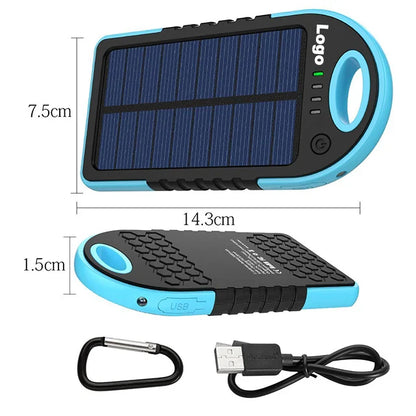 Llavero Power Bank con carga solar