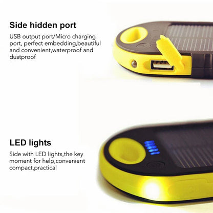 Llavero Power Bank con carga solar