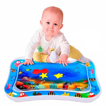 Alfombra Sensorial de agua inflable para Bebé