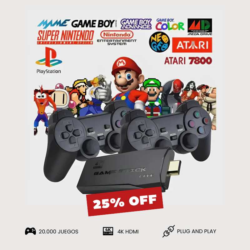 CONSOLA RETRO GAME STICK 20000 JUEGOS