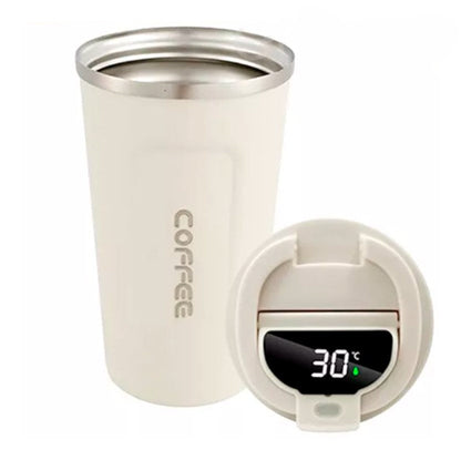 VASO TÉRMICO CON PANTALLA LED