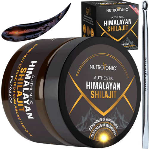SHILAJIT DEL HIMALAYA NUTROTONIC® Orgánica Secada al Sol